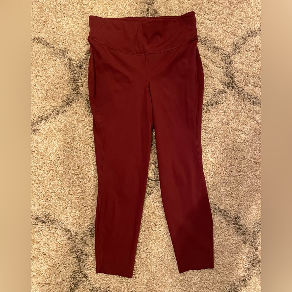 lululemon Base Pace High-Rise Tight 25” size 12 in Red/Maroon